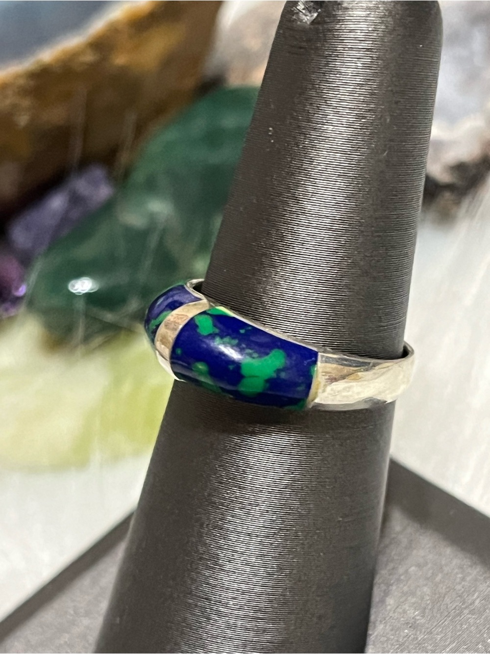 Sterling Azurite Ring - Picture 3 of 14